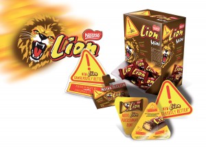 Lion display box e materiale pop